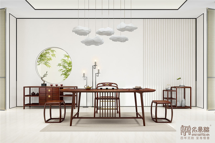 红木新中式家居：逸芳，遇见情怀，十大新中式家具品牌